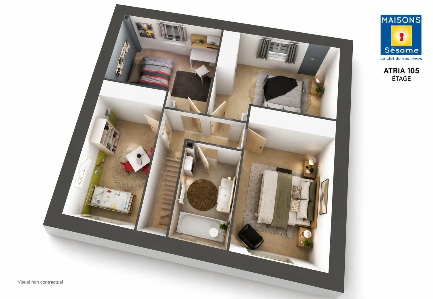Atria 105-4ch102 — modèle de maison