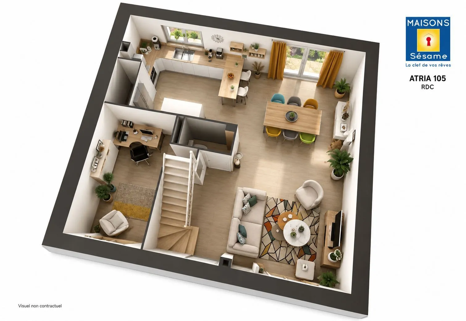 Atria 105-4ch102 — modèle de maison