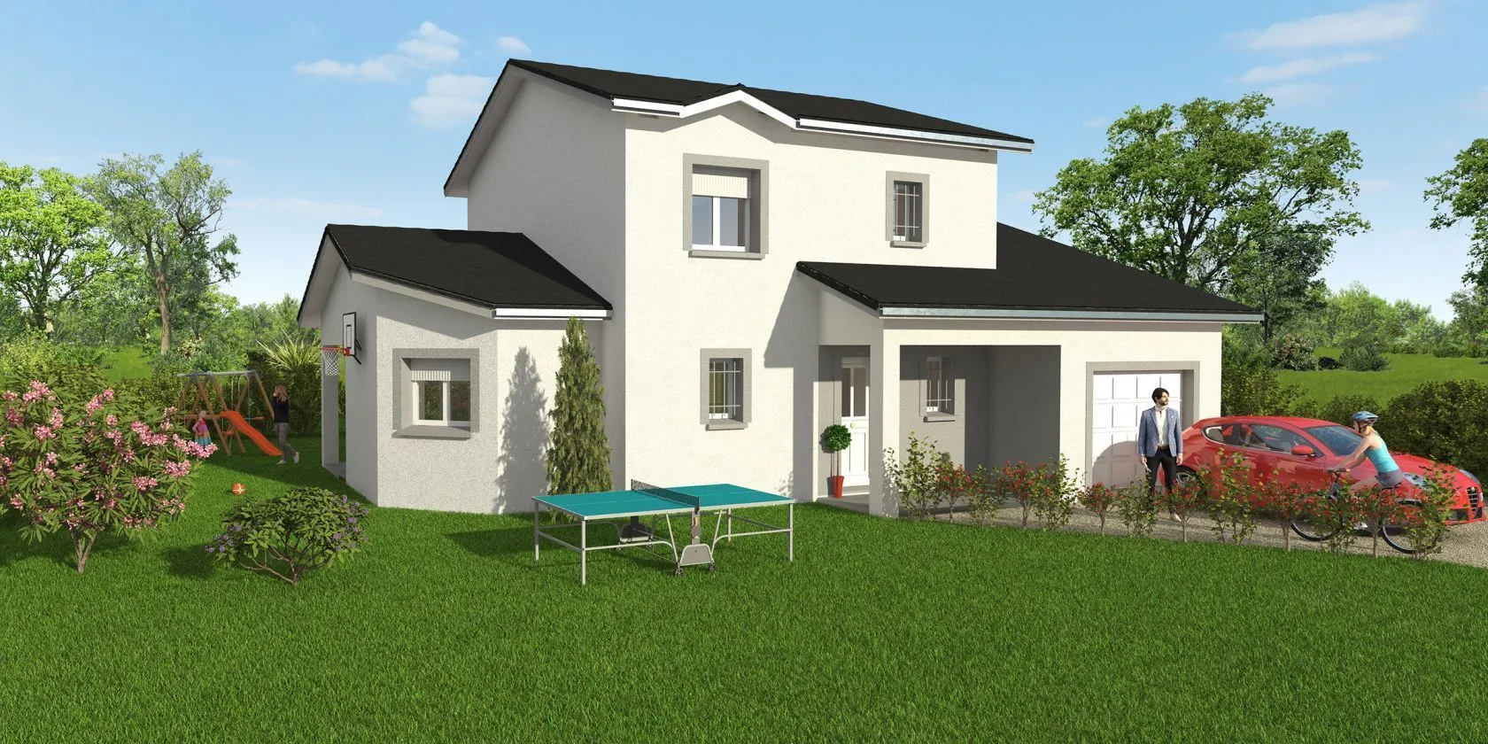Maison neuve 120 m² à Heyrieux (38540)
