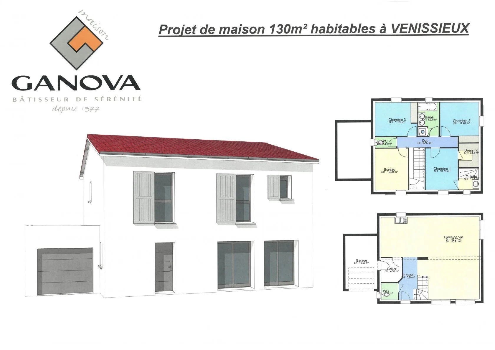Maison neuve à Vénissieux