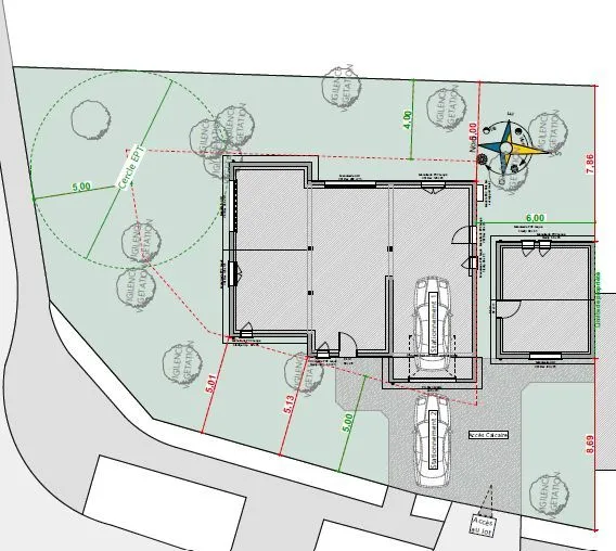 Etage - 134m² - garage — modèle de maison