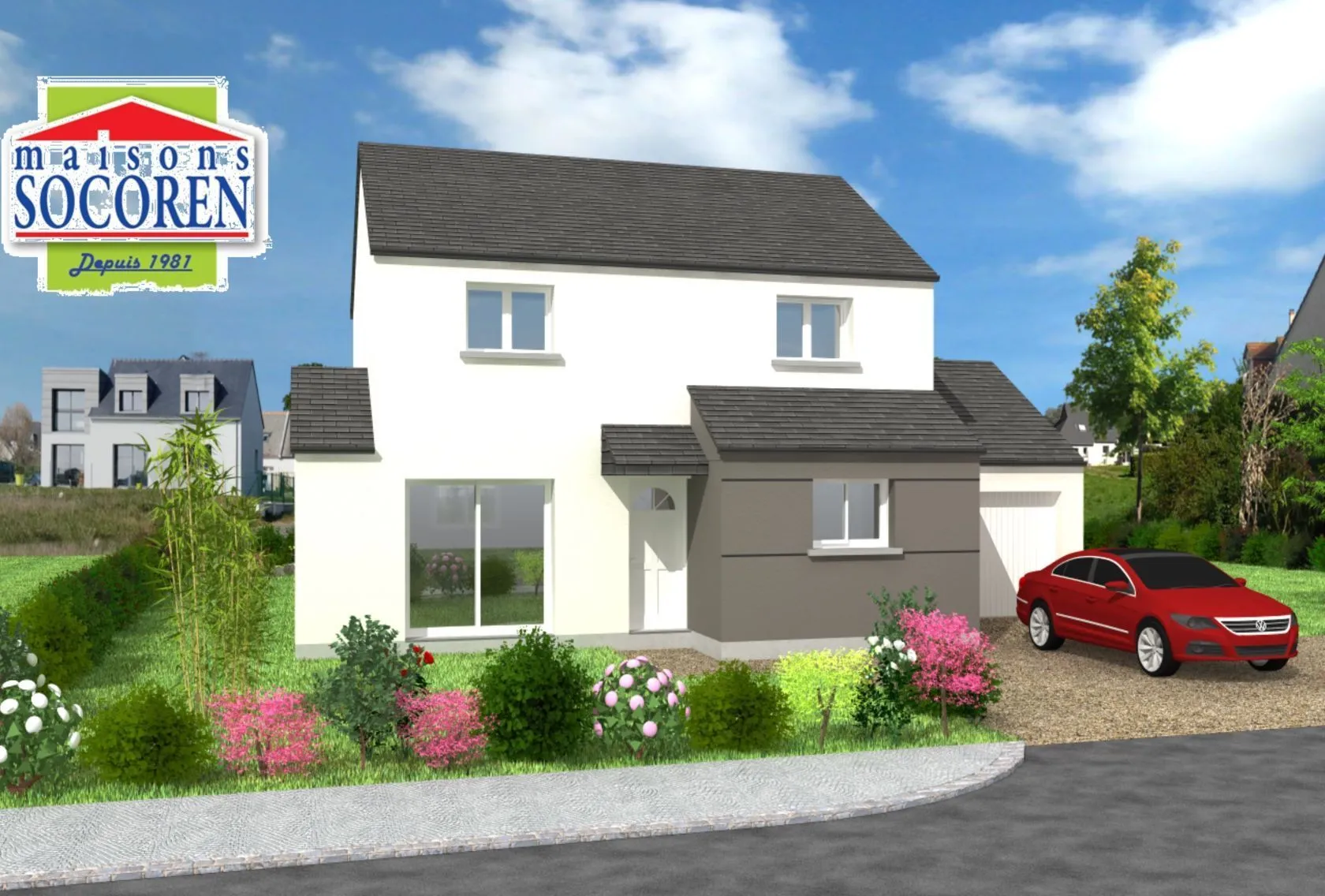 Maison neuve 100 m² à Tinténiac (35190)