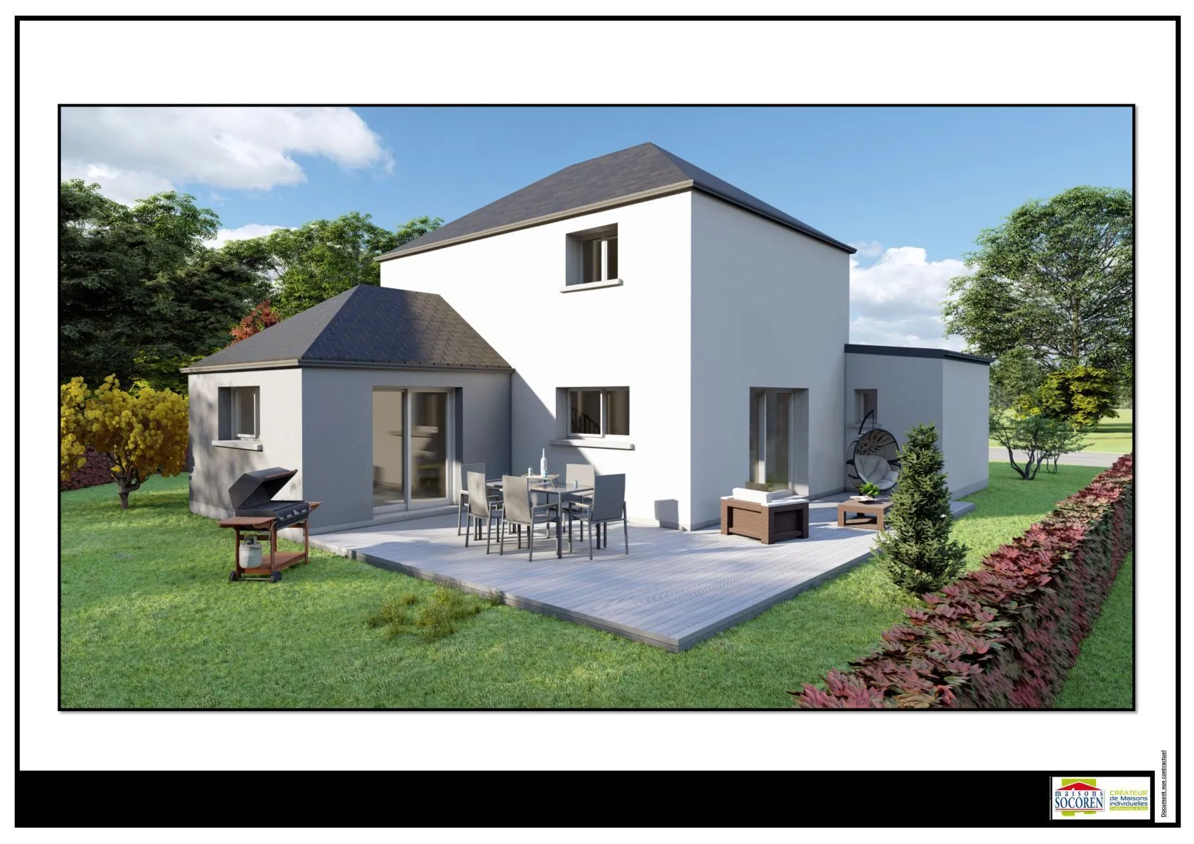 Maison neuve 100 m² à Tinténiac (35190)