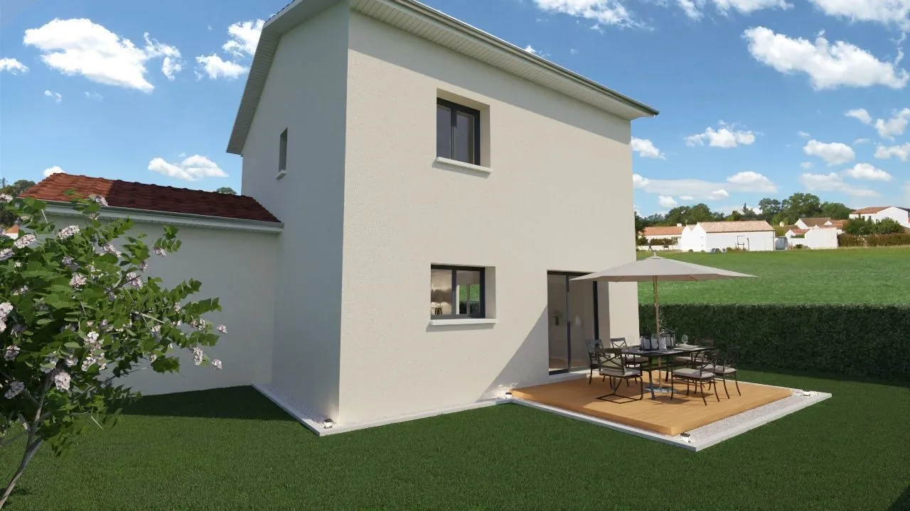 Maison neuve 92 m² à Ternay (69360)