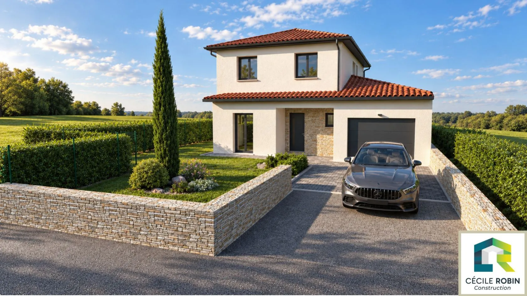 Maison neuve 150 m² à Chasselay (69380)