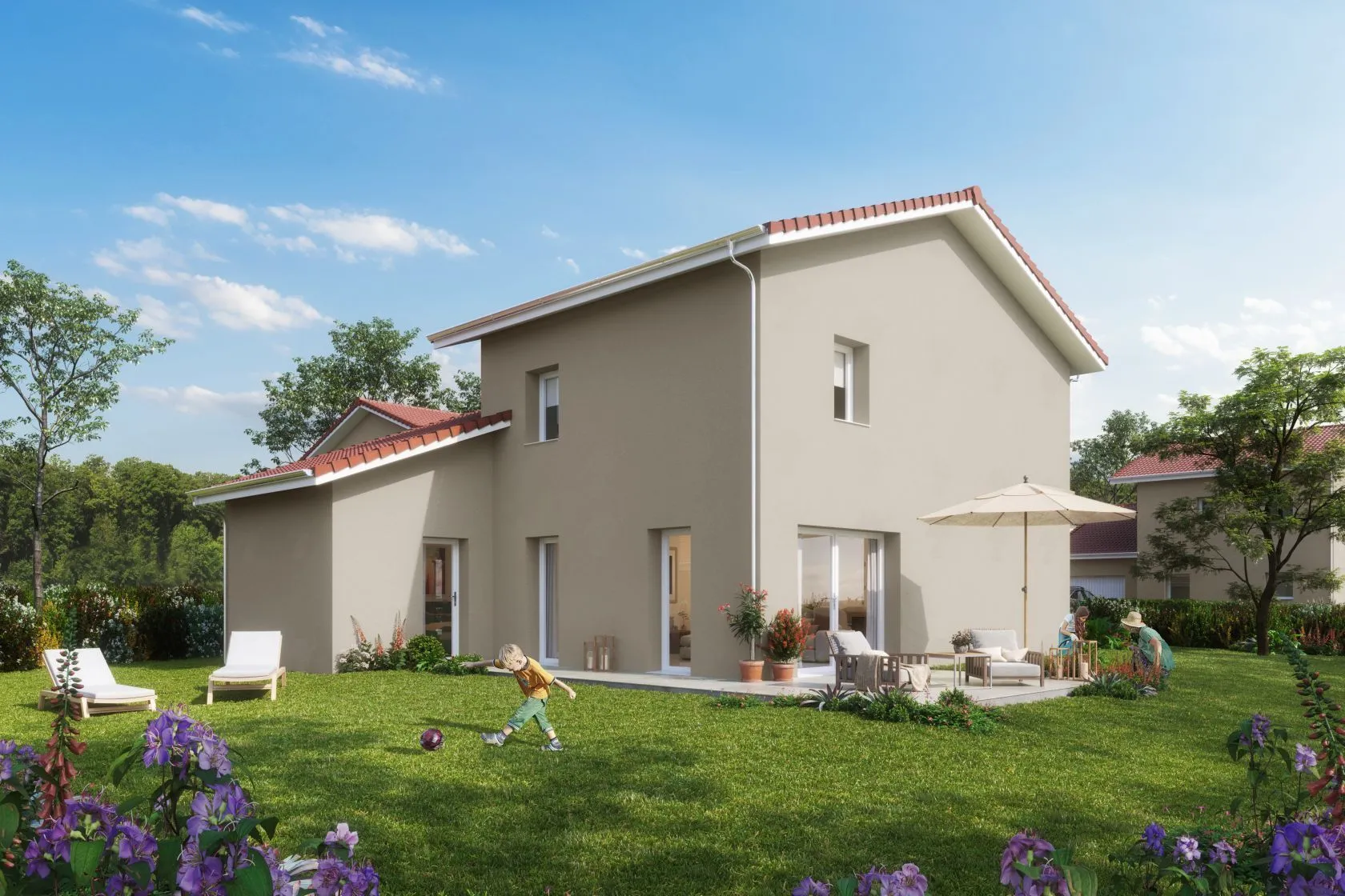 Maison neuve 131 m² à Vaulx-Milieu (38090)