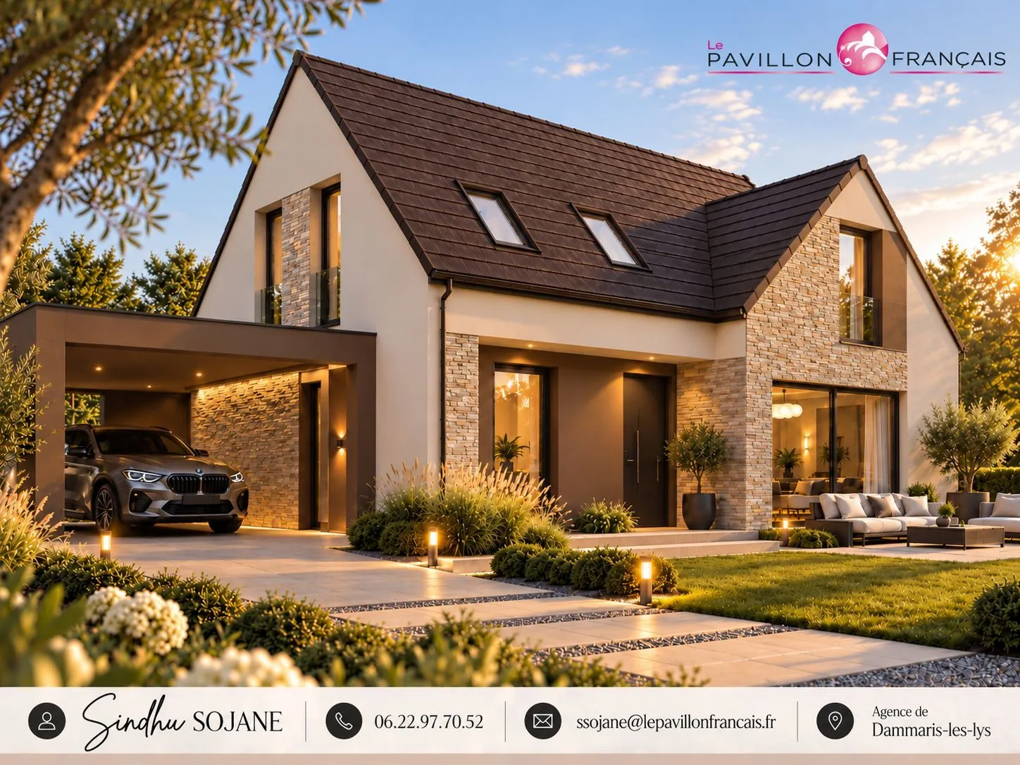 Modèle 2P - 115m2 - R+1 — modèle de maison