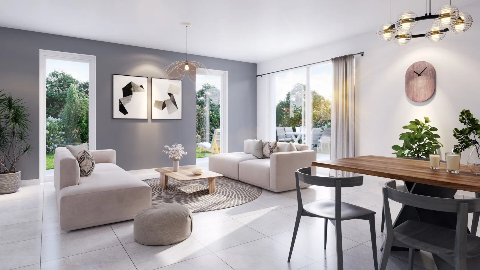 Maison neuve 92 m² à Vaulx-Milieu (38090)