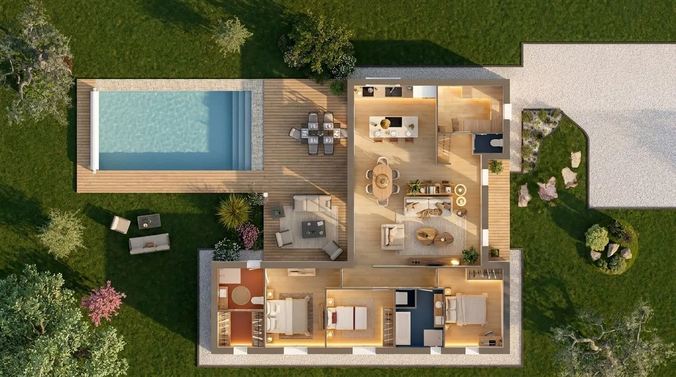 Maison neuve 125 m² à Trélissac (24750)