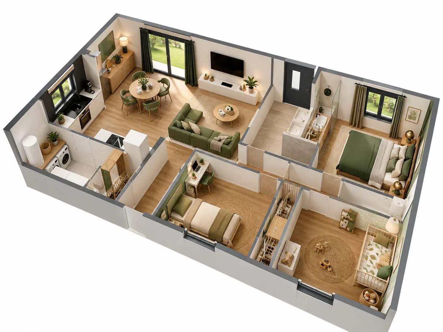 Maison neuve 75 m² à Briscous (64240)