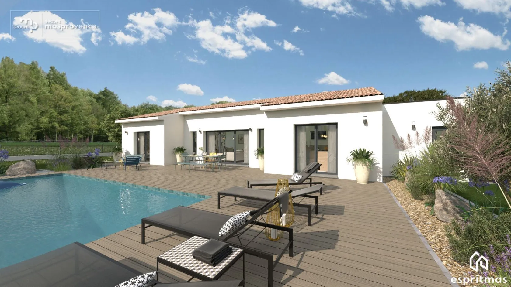 Modèle CADIERES 125 — modèle de maison
