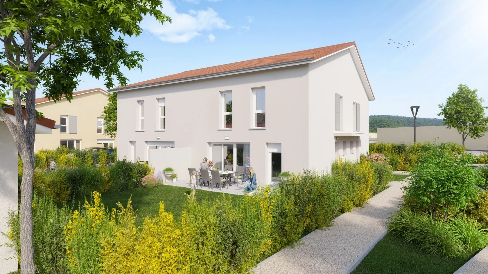 Maison neuve 90 m² à Villemoirieu (38460)