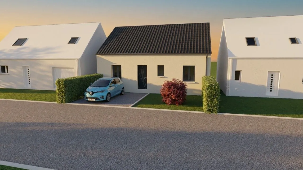Plain pied 2 chambres — modèle de maison
