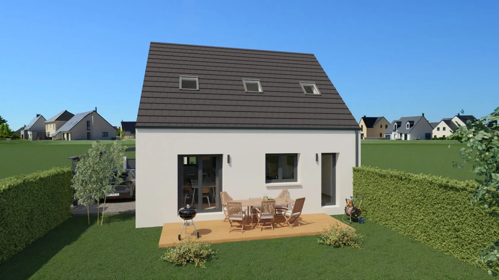 Maison neuve 84 m² à Boismont (80230)