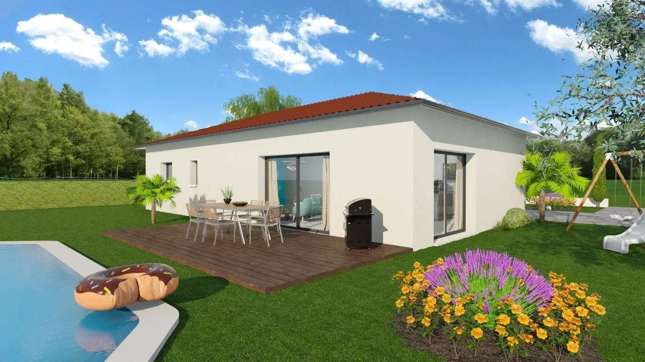 Maison neuve 80 m² à Artas (38440)