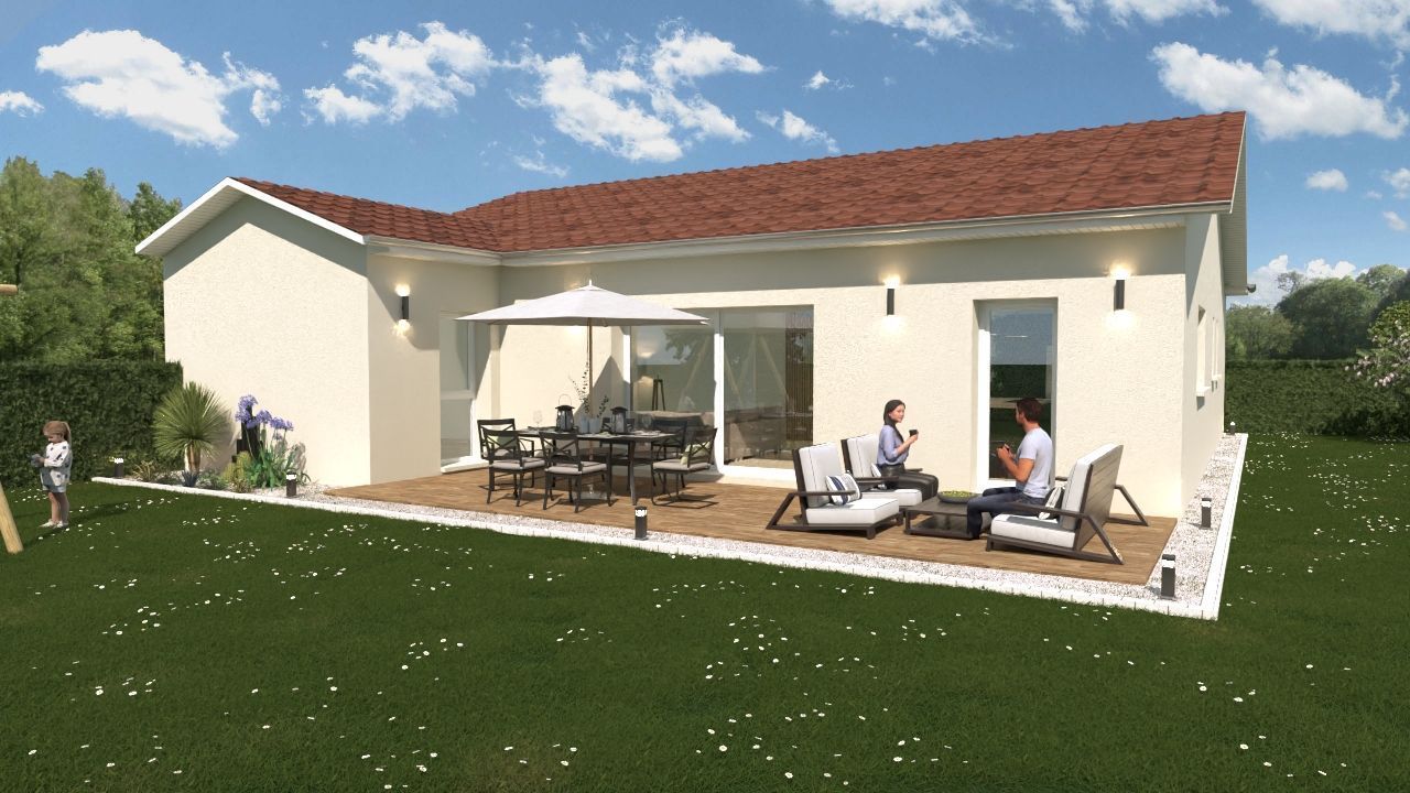 Maison neuve 117 m² à Villemoirieu (38460)