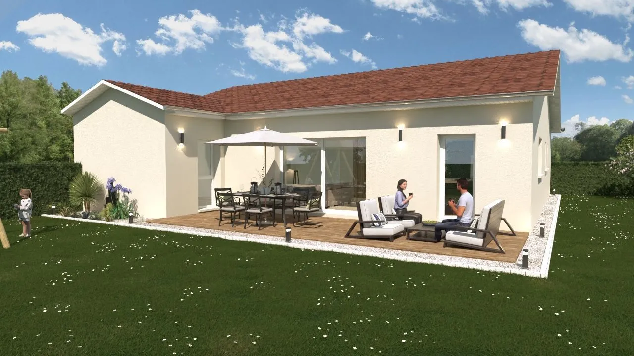 Maison neuve 117 m² à Villemoirieu (38460)