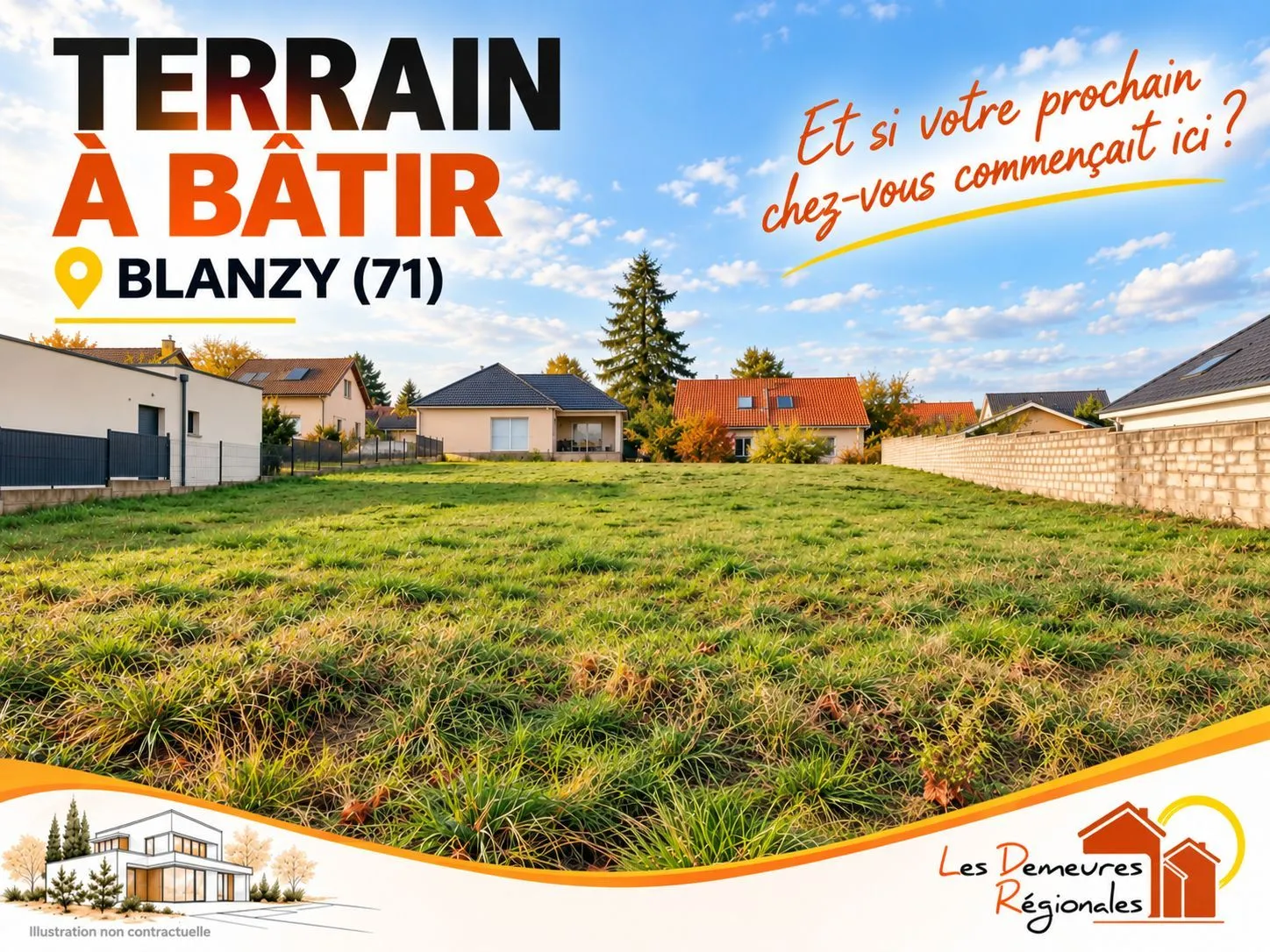 Maison neuve 172 m² à Blanzy (71450)