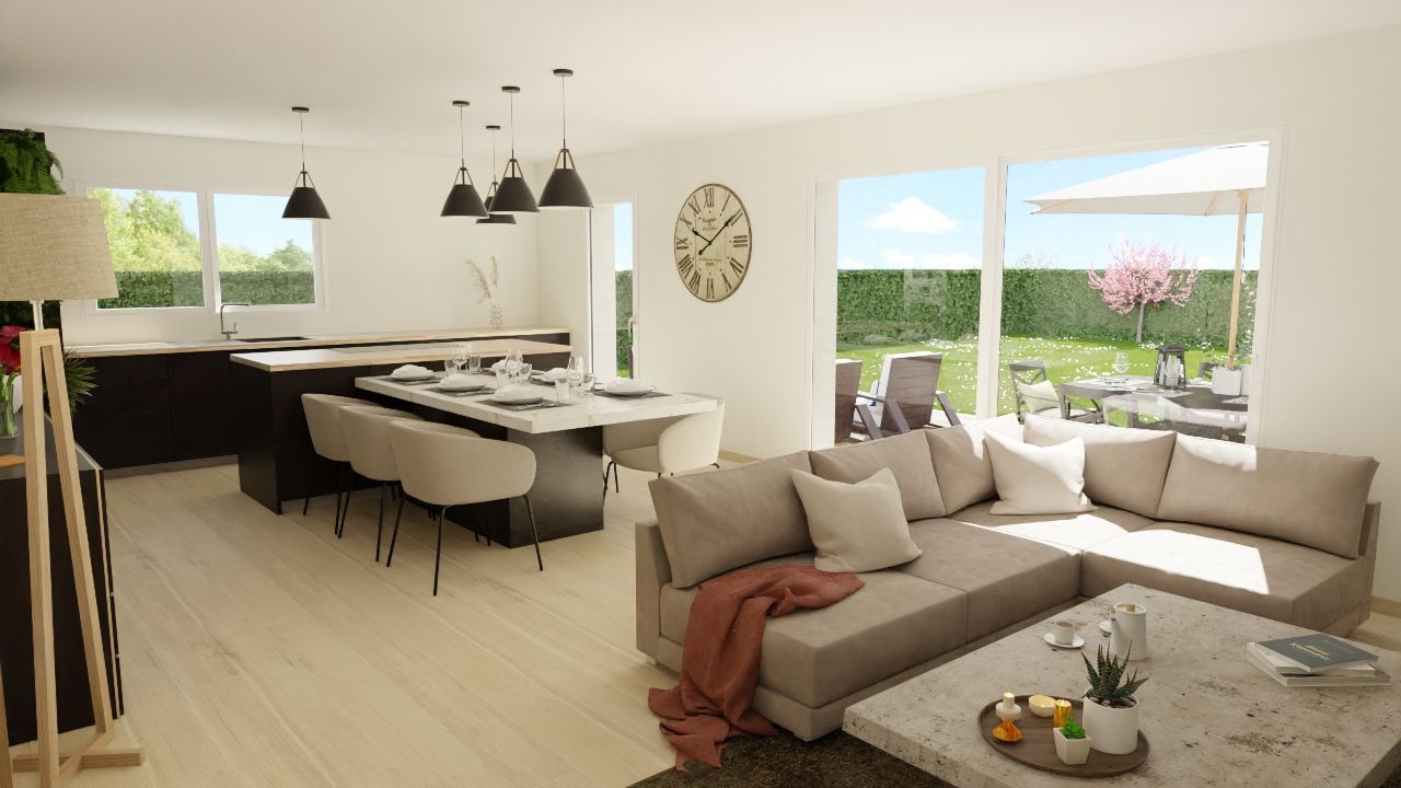 Maison neuve 117 m² à Villemoirieu (38460)
