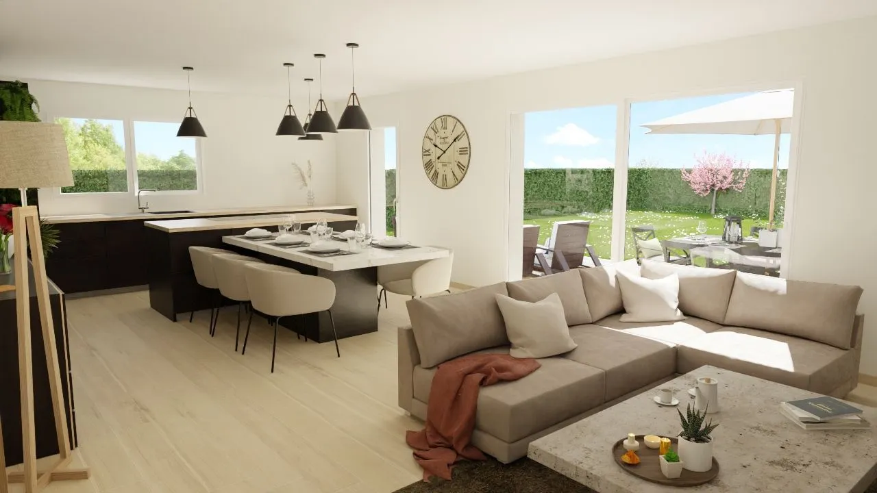 Maison neuve 117 m² à Villemoirieu (38460)