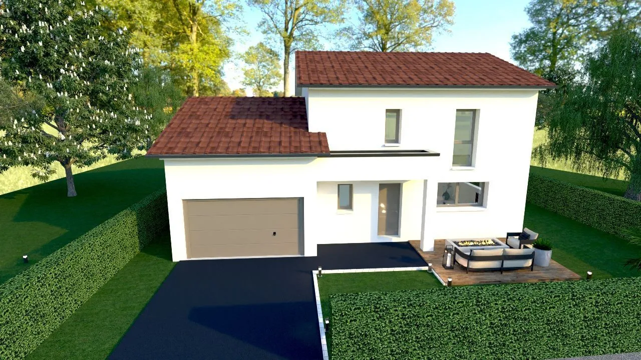 Maison neuve 126 m² à L'Isle-d'Abeau (38080)