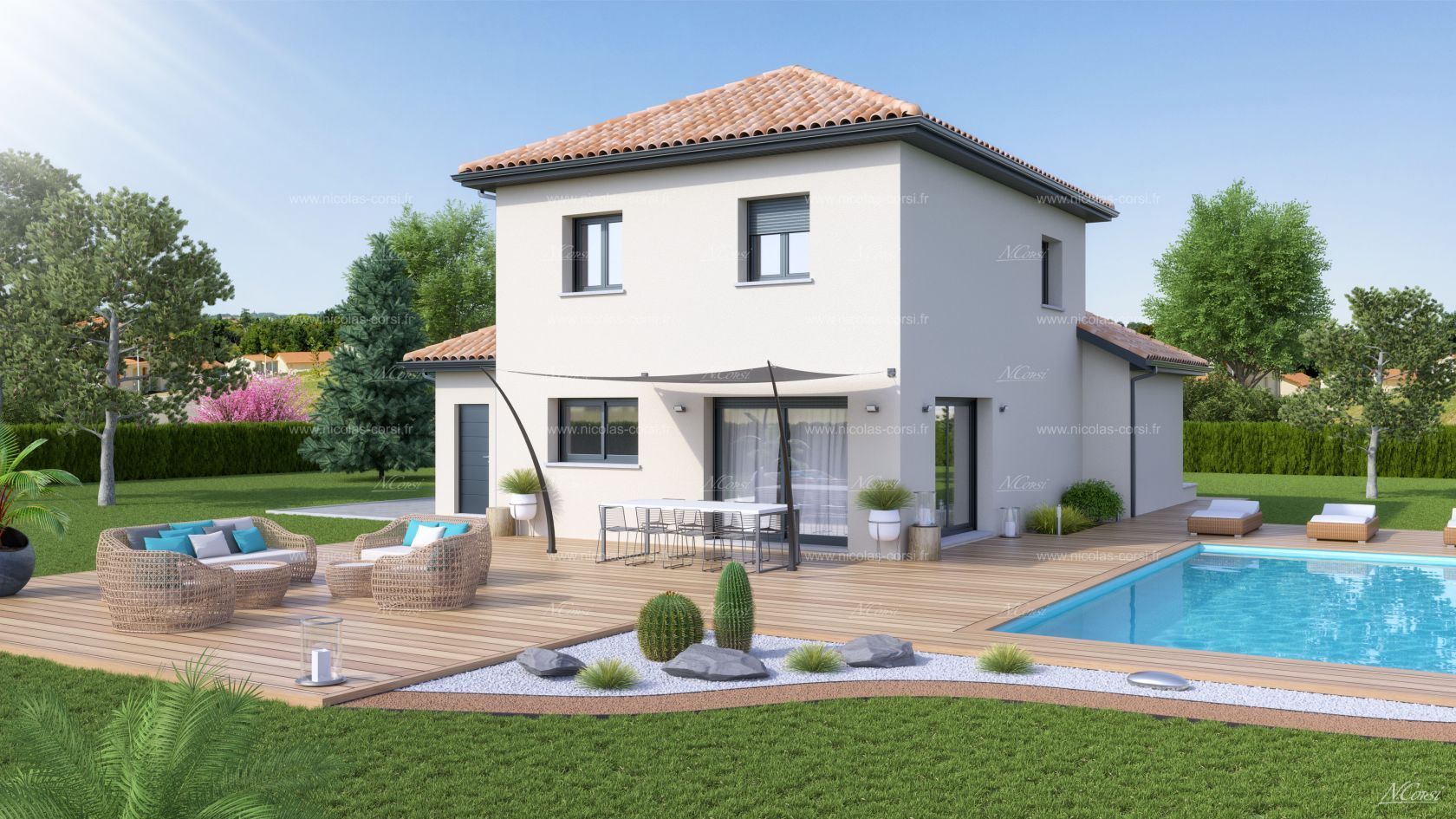 Maison neuve 110 m² à Pont-de-Chéruy (38230)