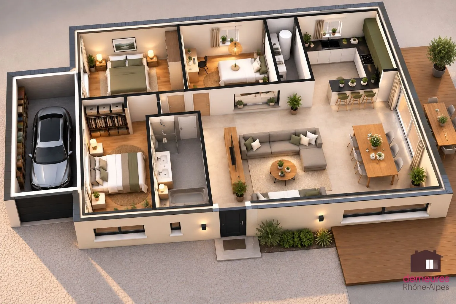 Maison neuve 85 m² à Attignat (01340)