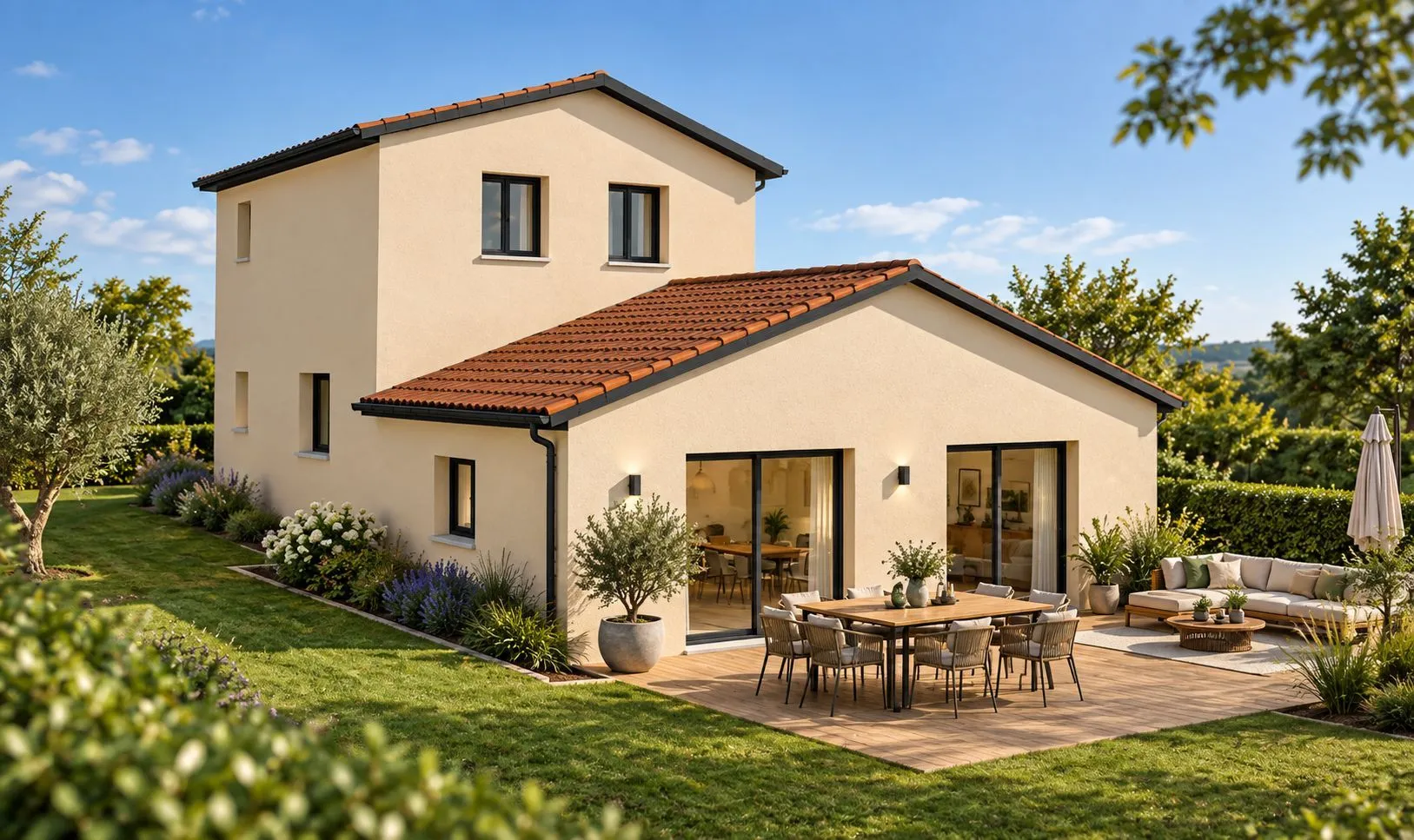 Maison neuve 97 m² à Vindry-sur-Turdine (69490)