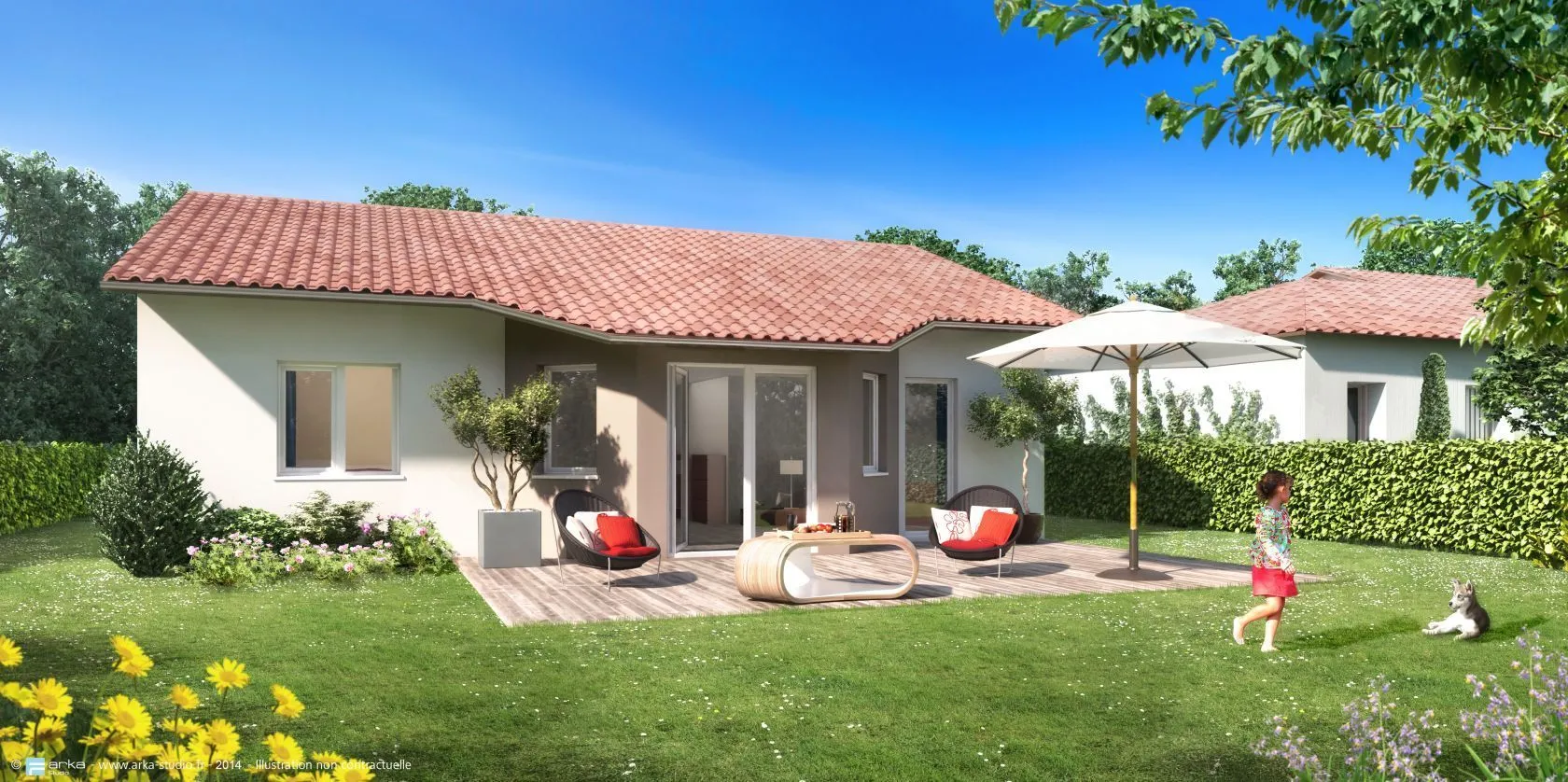 Maison neuve 87 m² à Lagnieu (01150)