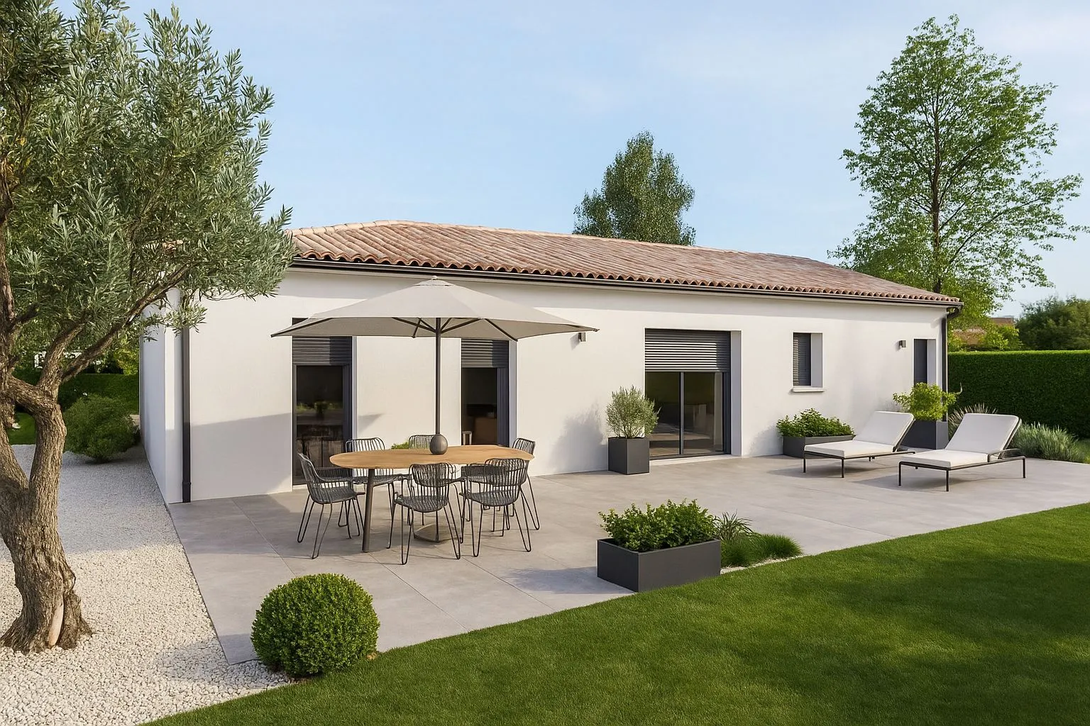 Maison neuve 74 m² à Lhommaizé (86410)