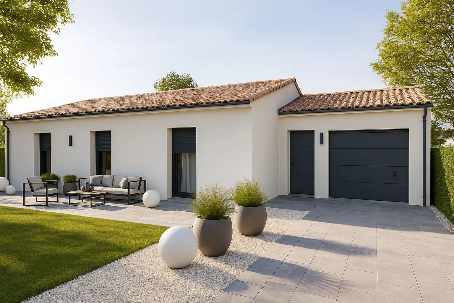 Maison neuve à Saint-Aubin-du-Plain