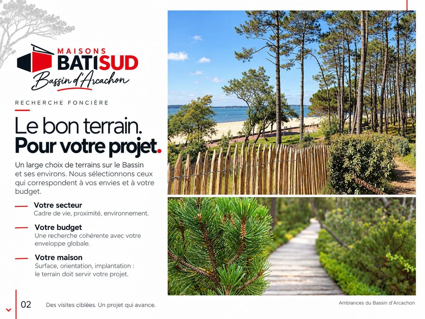 Terrain à bâtir 608 m² au Teich (33470)