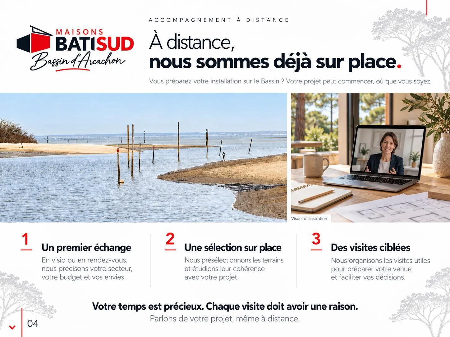 Terrain à bâtir 608 m² au Teich (33470)