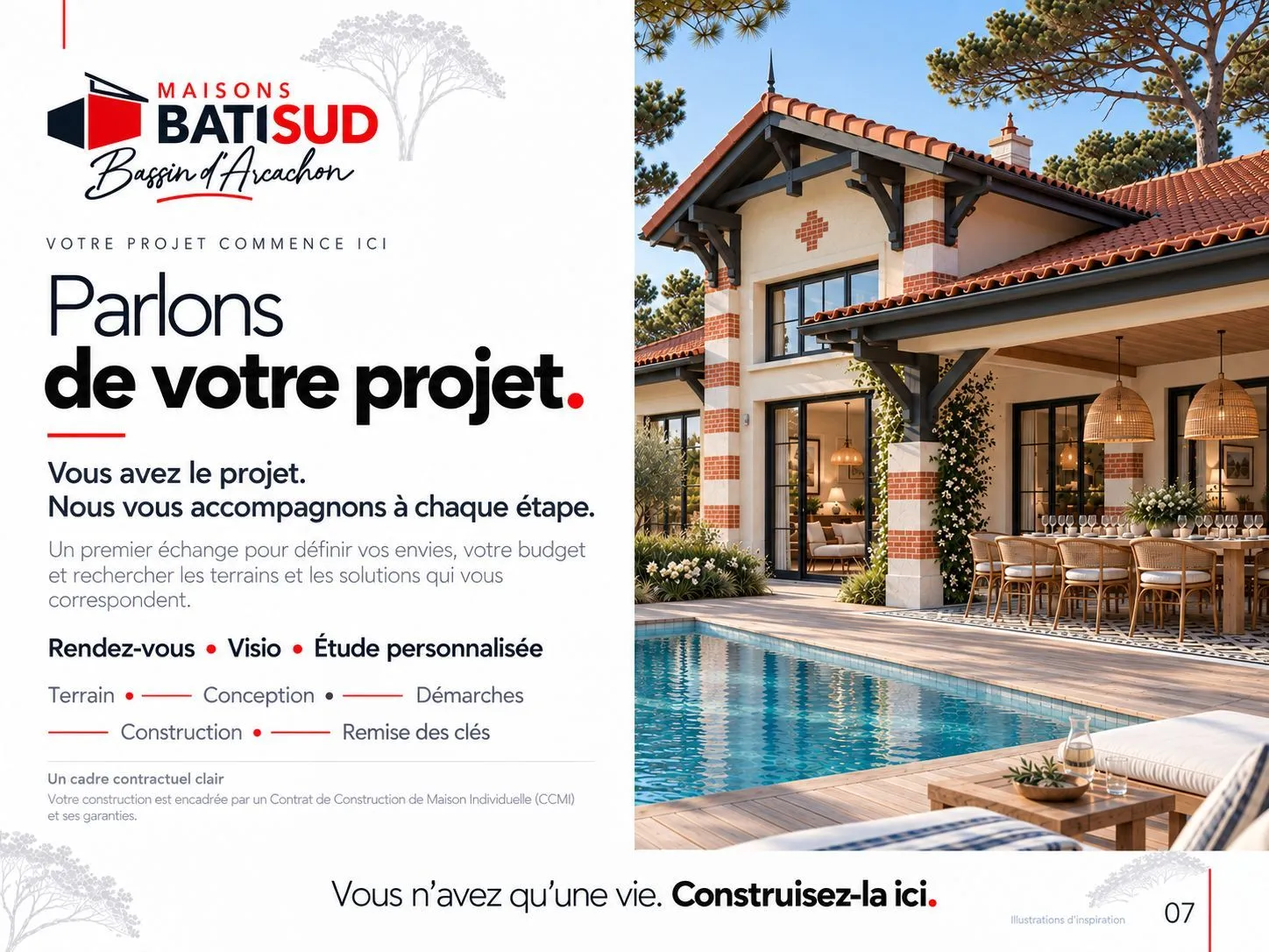 Terrain à bâtir 608 m² au Teich (33470)
