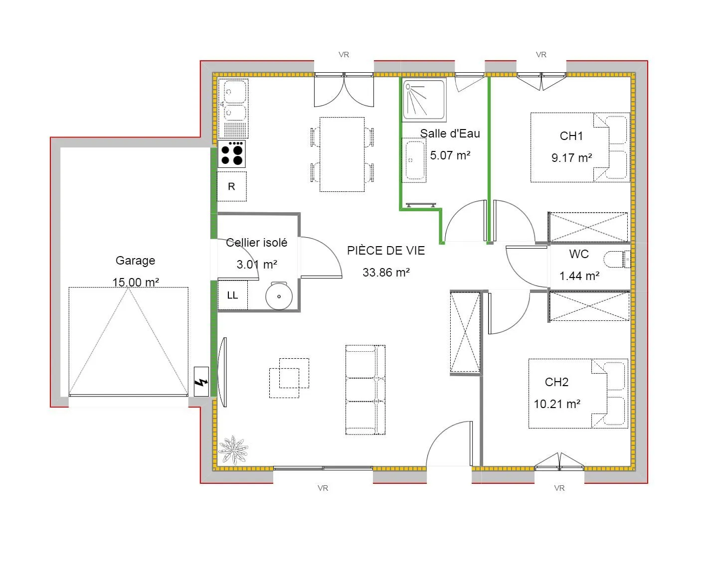 2 Gci-V3-62 — modèle de maison
