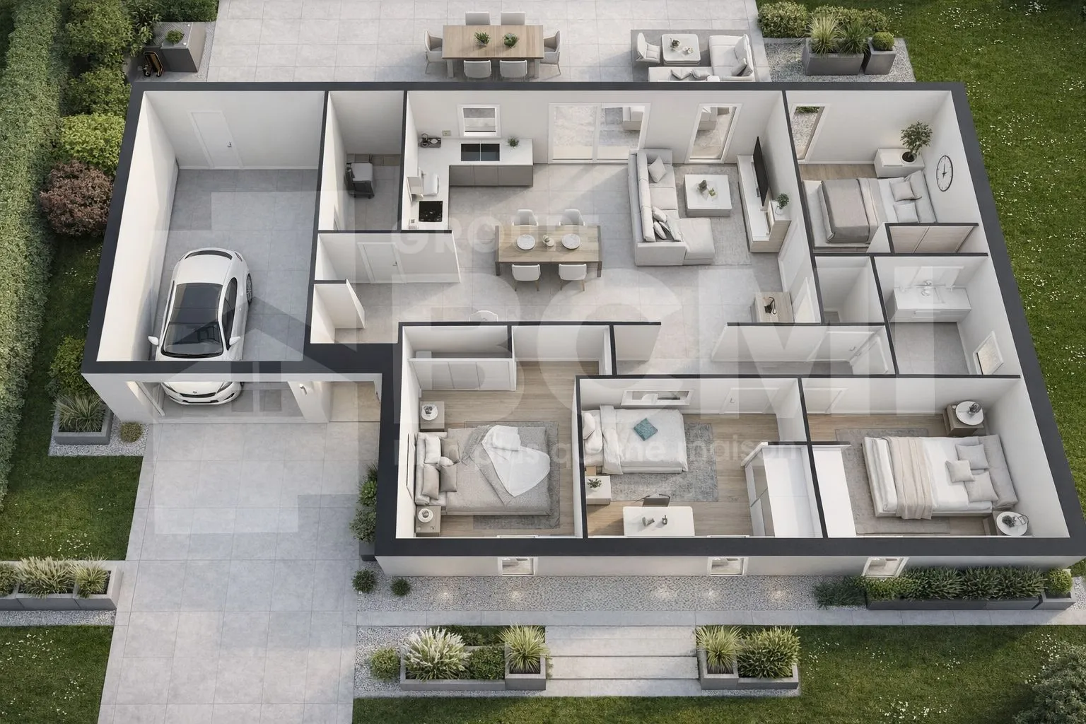Maison neuve 82 m² à Aiffres (79230)