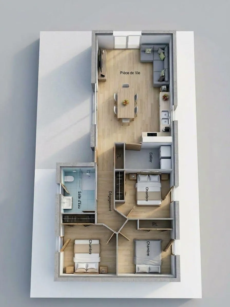 Fitzjones P Pied — modèle de maison
