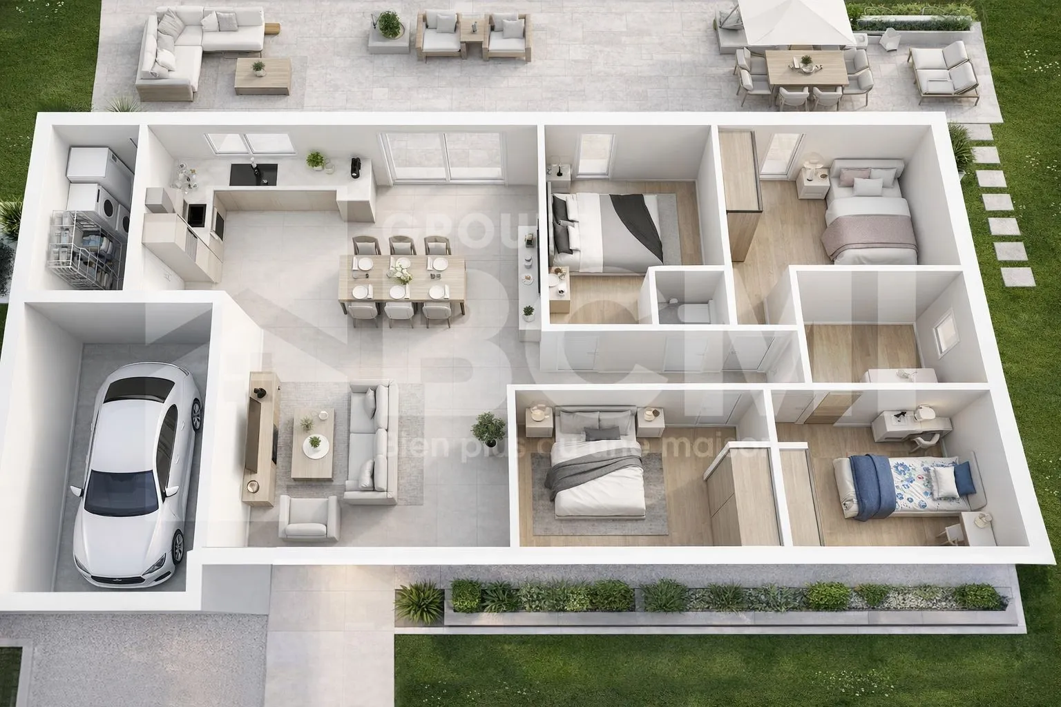 Maison neuve 89 m² à Saint-Germain-de-Montbron (16380)