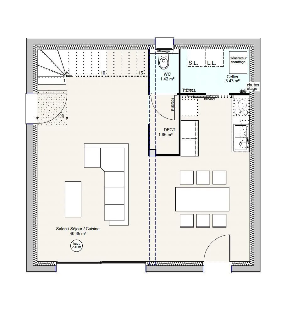 Maison neuve 93 m² à Maringues (63350)
