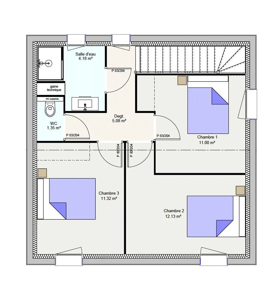Maison neuve 93 m² à Maringues (63350)