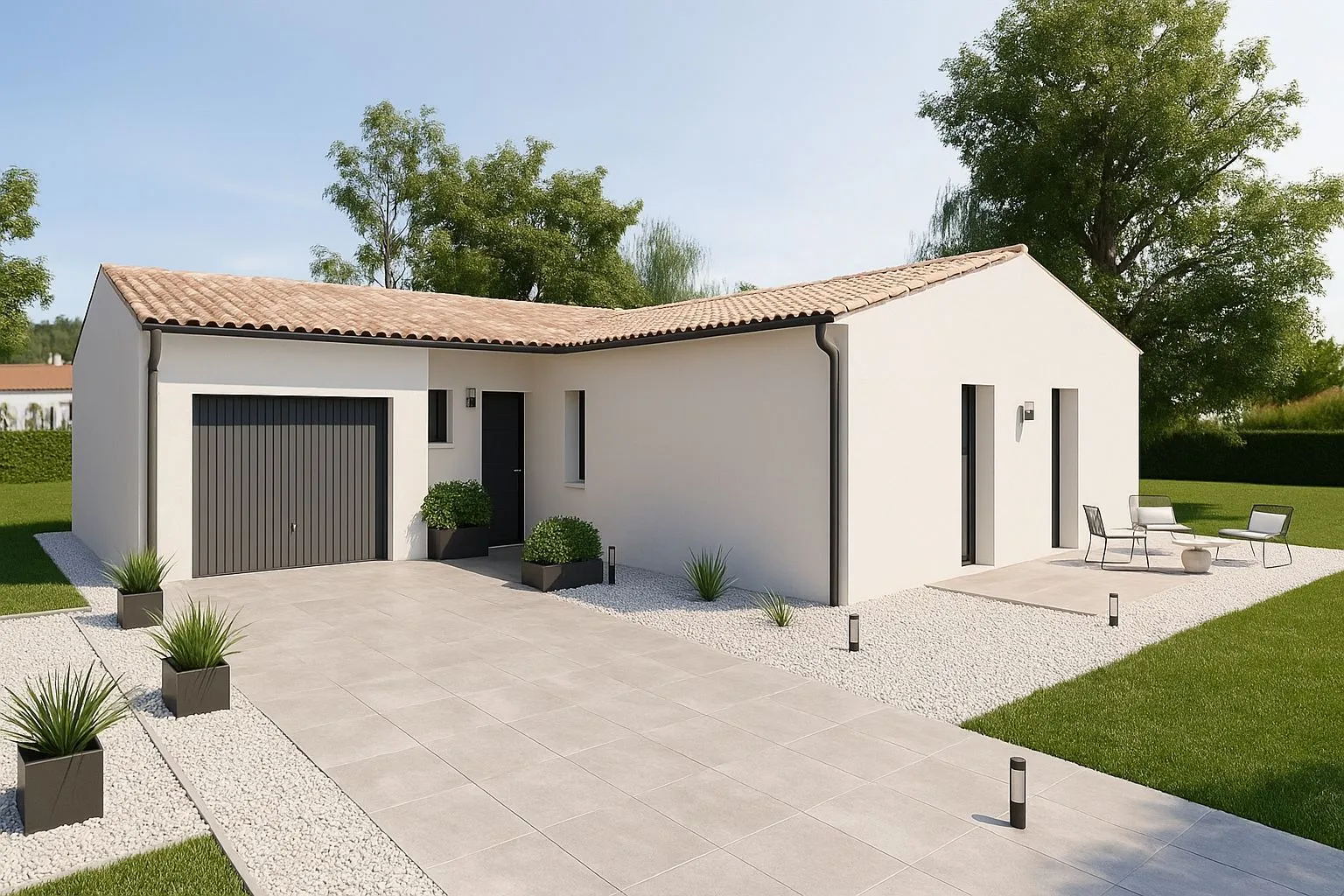 Maison neuve à Saint-Aubin-du-Plain