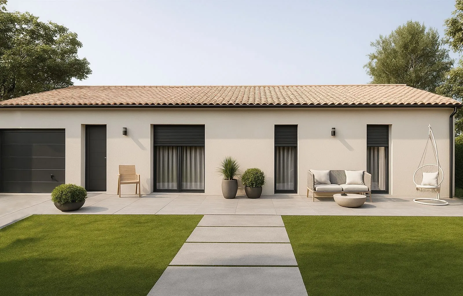 Maison neuve à Auge