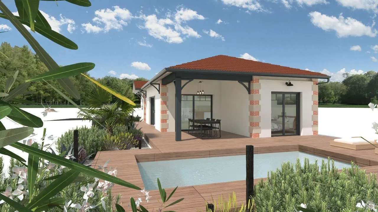 Mbs - 5-3 Ambiance Mer -90m² - Modele Rectangle - Tc - — modèle de maison