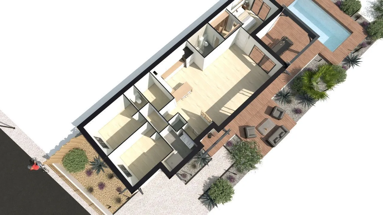 Mbs - 5-3 Ambiance Mer -90m² - Modele Rectangle - Tc - — modèle de maison