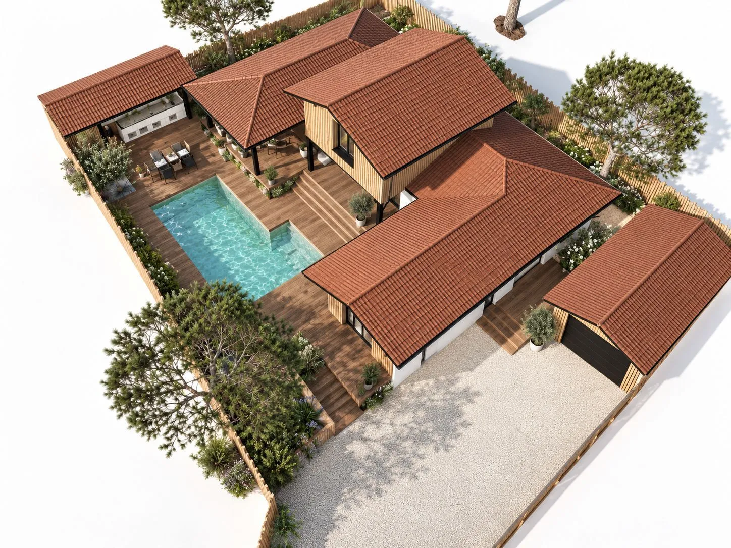 Maison neuve 150 m² à Gujan-Mestras (33470)