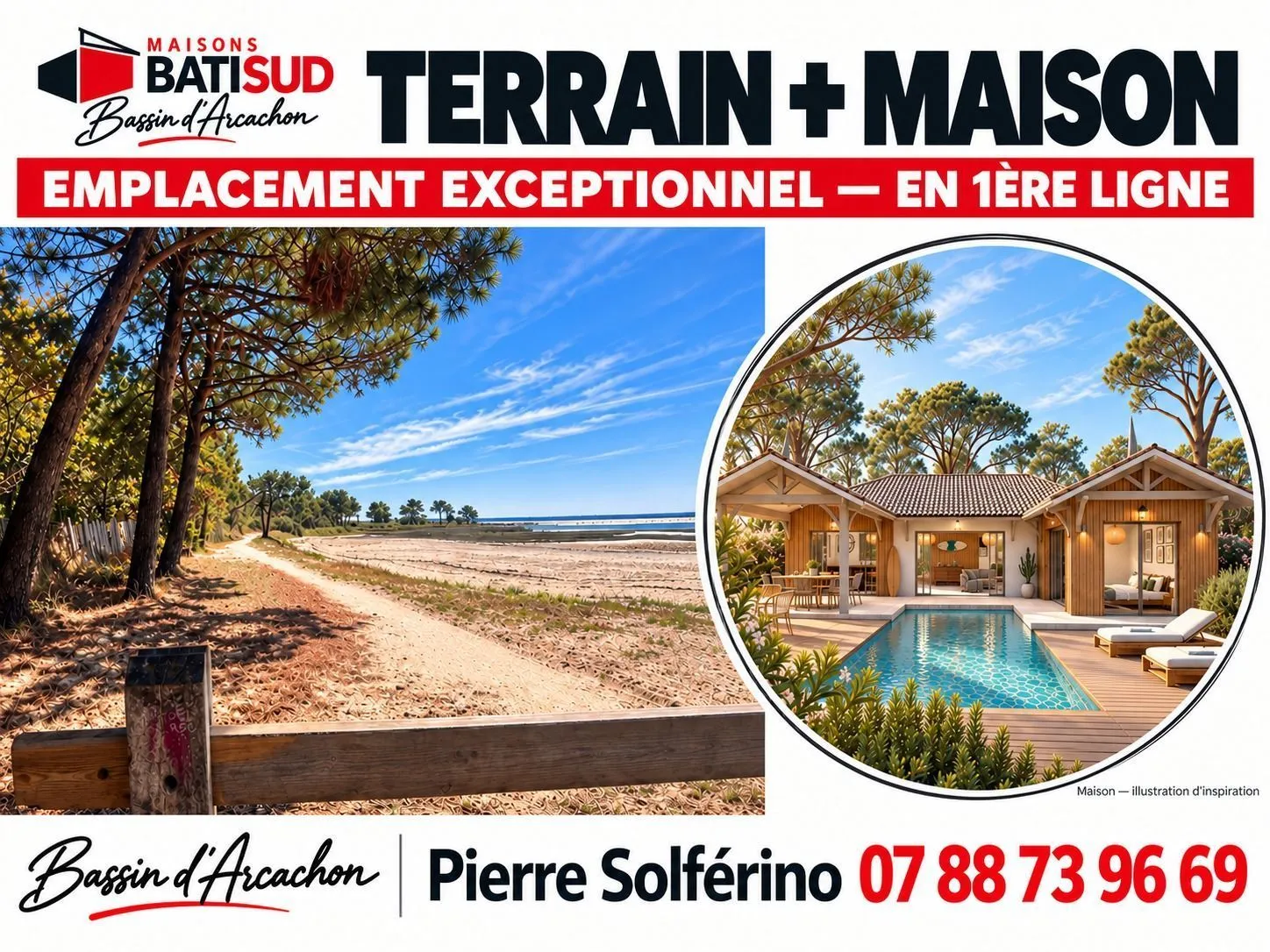 MBS - 3. Lanton-AMBIANCE MER 100M² MODELE U - BARDAGE&AC — modèle de maison