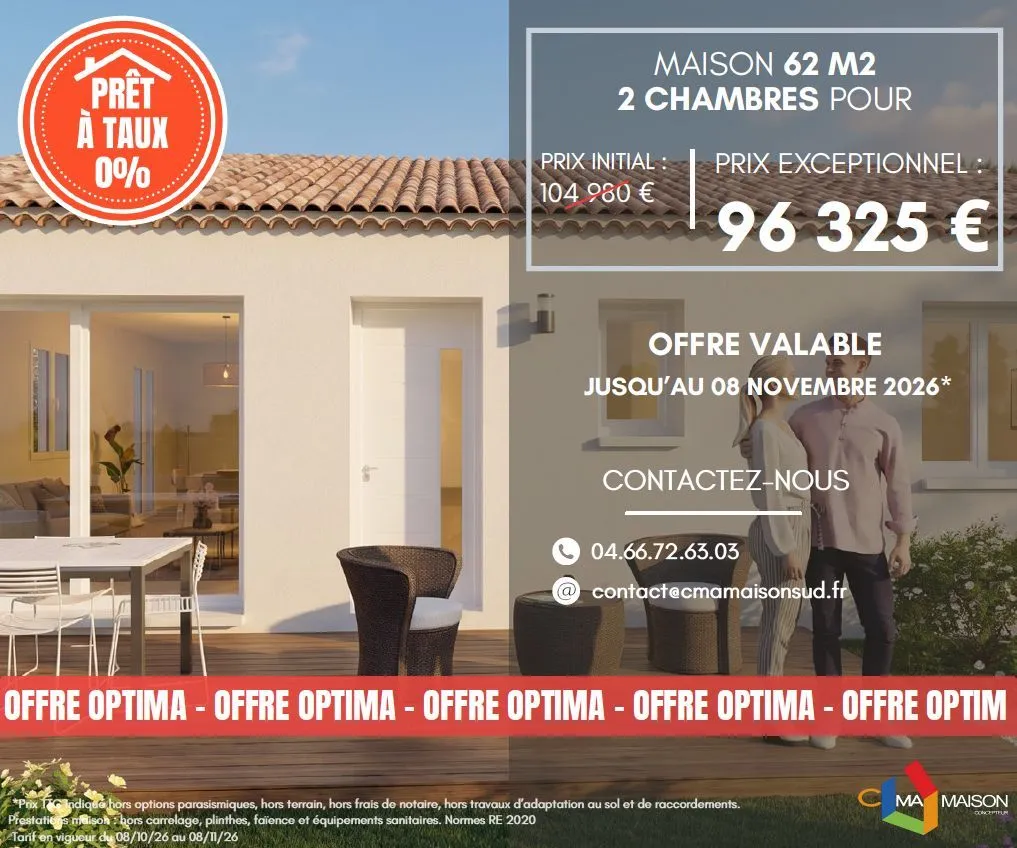 Madrid 62 OPTIMA 2026 — modèle de maison