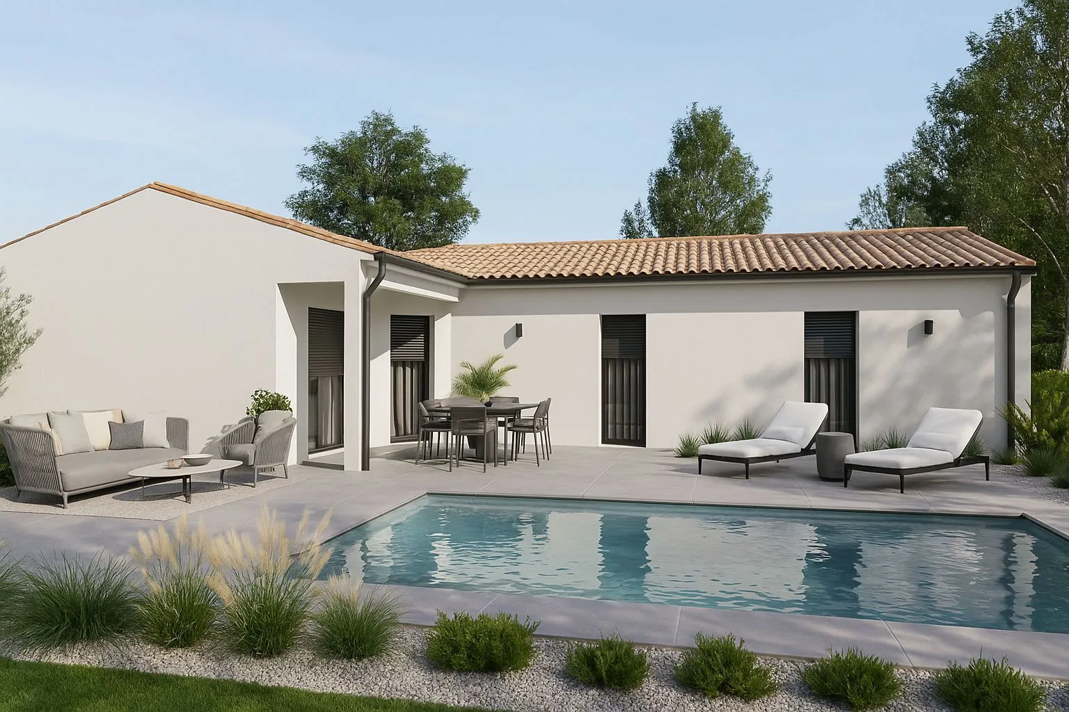 Maison neuve 94 m² à Dompierre-sur-Mer (17139)