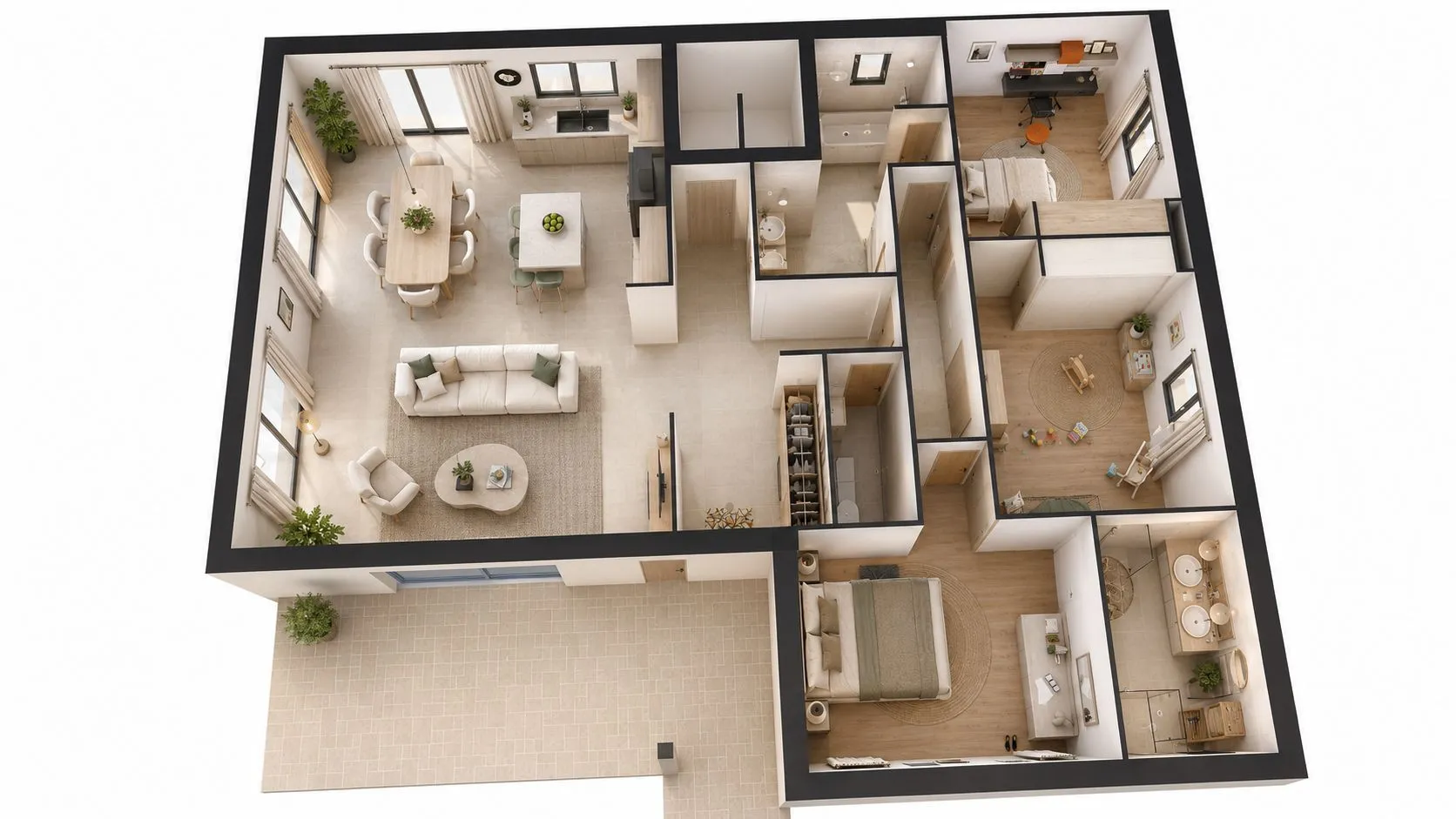 Maison neuve 105 m² à Perrier (63500)