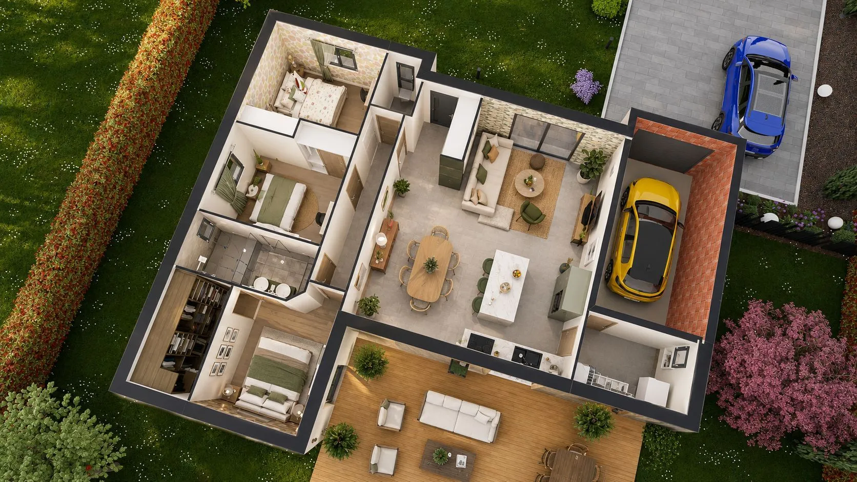 Maison neuve 98 m² à Palinges (71430)